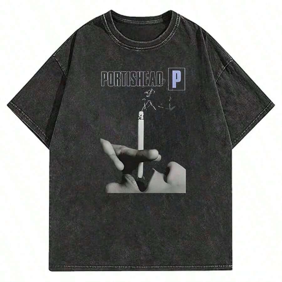 T-Shirt, Sematary T-Shirt, Designer Clothing For Men, New Arrival Tops & Tees, Short Sleeve, Crew Neck, New Arrival, Harajuku Style - 黑色 16 - 查看 1