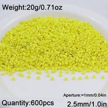 約 600 顆 2.5mm 玻璃種子珠，適用於刺繡、手工 DIY 珠寶製作、縫紉配件、十字繡手工藝裝飾珠 - 機繡珠 - 查看 8