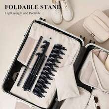 1pc Braiding Hair Rack, Height Adjustable 144 Pegs Braiding Rack Hair Extension Holder With Hair Braiding Tools Hair Divider Rack For Braiding Hair Separator Stand Add An Extra Tray - View 3