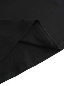 MVE00 Vestido de  con estampado de labios - Negro - Ver 5