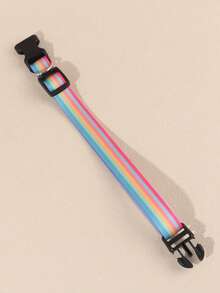 1 chiếc vòng cổ cho thú cưng bằng nylon nhiều màu sắc, phù hợp cho chó nhỏ mọi mùa. - Nhiều màu - Xem 5