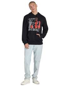 Marvel Deadpool Hoodie Mens Im Kind Of A Big  Long Sleeve Pullover - 黑色 - 查看 2