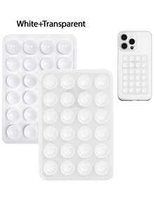 Giá đỡ điện thoại bằng silicon có giác hút, giá đỡ điện thoại điều chỉnh được với đế kim loại/keo dính - Cần gập linh hoạt, giá đỡ rảnh tay cho bàn làm việc, xe hơi, cửa sổ - Tương thích với điện thoại thông minh (Không cần khoan) - nhiều màu - Xem 11