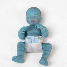 ziyiui Ultra Realistic 20" Full Silicone Baby Doll, Luminous Alien Newborn With Detailed Features, Best Role Play Educational Birthday Gift For Boys Girls - Mix - View 2