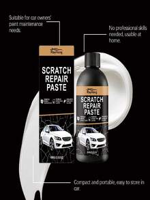 Car Scratch Repair Wax - Restores Glossy Finish, Suitable For Light Scratches, Swirl Marks & More. Includes Applicator Pad, No Extra Accessories Needed. Evenly Restores Original Paint Color After Application. - Liquid - View 6