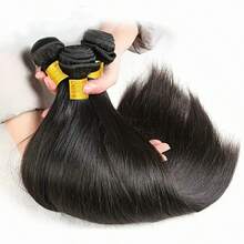 Bundel Rambut Manusia Lurus 14 Inci, Rambut Perawan Brasil yang Belum Diproses, Rambut Manusia untuk Wanita, Ekstensi Rambut Manusia Remy Brasil, Warna Hitam Alami - Alami & Hitam - View 25