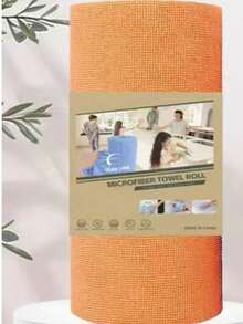 Solid Color Thick Soft Tear-Off Roll Dishcloth, Suitable For Slouchy Kitchen Cleaning And Dishwashing, Wet Or Dry, Oil And Water Absorbent, Reusable - A - View 18