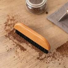 SOKANY Natural Horse Hair Coffee Grounds Cleaning Brush, Wooden Handle, Coffee Residue Removal Tool, Essential For Coffee Makers At Home And Cafes, Won't Damage Surfaces - View 4