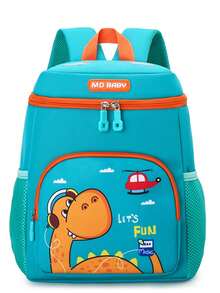Cute Dinosaur Cartoon Backpack, Lightweight Daypack For Boys And Girls, Suitable For School, Travel And Vacation - A - View 13