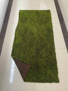 1片人造苔藓垫，柔软涤纶仿苔藓，DIY微景观草坪，景观石户外装饰，家居装饰，展览背景装饰，微景观 - 青草綠 - 查看 13