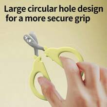 1pc Professional Cat Nail Clippers With Safety Guard Round Hole Anti Bleeding, Perfect For Cats Of All Sizes And Breeds - single hole - View 7