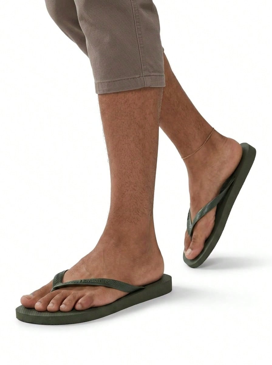Sandales tongs casual fines Havaianas - Gris - Voir 1