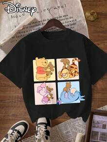 Offizielles Disney Winnie, Maglietta in cotone Disney - nero - Visualizzare 1