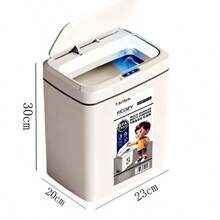 15L Smart Sensor Trash Cans, Soft-Close Lid, Odor Lock, Available In Various Colors, Suitable For Kitchen, Bathroom, Living Room, Office - Batteries Not Included - 查看 4