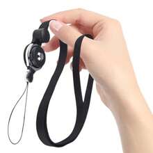 SHERCHPRY Correa de Cuello para Teléfono, Lanyard Ajustable y Desmontable Anticaída, Cordón para Móvil Compatible con Smartphones, Cámaras y MP3, Accesorio Portátil para Viaje y Exterior - como en la imagen - Ver 2