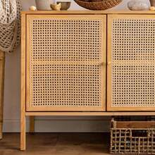 16-Inch Wide Natural Rattan Webbing 40-Inch Long (3.3 Ft.) Rattan Webbing Rolls For Furniture,Chairs, Cabinets,Ceilings - Single Piece - View 3