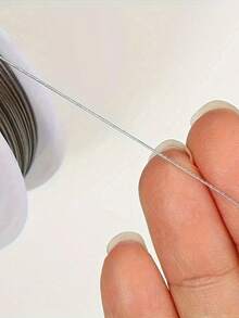 0.3-0.8mm Stainless Steel Beading Wire - DIY Jewelry Making Supplies, Suitable For Bracelets, Necklaces, And Craft Accessories - Steel Wire - View 4