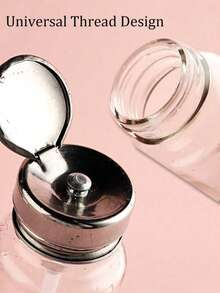 Chai đựng nước tẩy sơn móng tay dạng bơm 100ml trong suốt, chai hình trụ nắp bật, chai đựng nước tẩy sơn móng tay dạng bơm có thể nạp lại - Nhiều màu - Xem 4