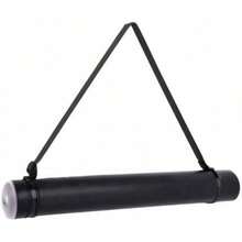 TRANSON Durable Poster Storage Tube With Straps 24-40 Extendable Blueprints, Artwork, Maps, Posters Color Black - 1 PackBlack - View 8
