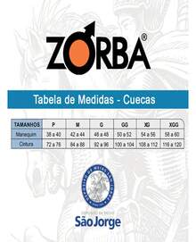 Cueca Slip Zorba 716 - Branco - Visão 3