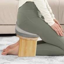 YUNRUX Foldable Meditation Bench & Ergonomic Meditation Stool, Foldable Kneeling Meditation Bench - A - View 10