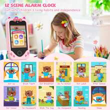 Kids Smart Phone Toy, 48 Megapixel 1080P Jigsaw Puzzle Game Camera Video Flashlight Multifunctional Kids Cell Phone For Boys And Girls Kids Christmas Birthday Gift - 彩色 - 查看 3