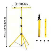 Outdoor Adjustable Archery Target Stand – 48.5*67–171cm Portable Tripod With Height Adjustment, Lightweight And Foldable For Backyard & Shooting Range, Suitable For Arrow Training - A - View 2