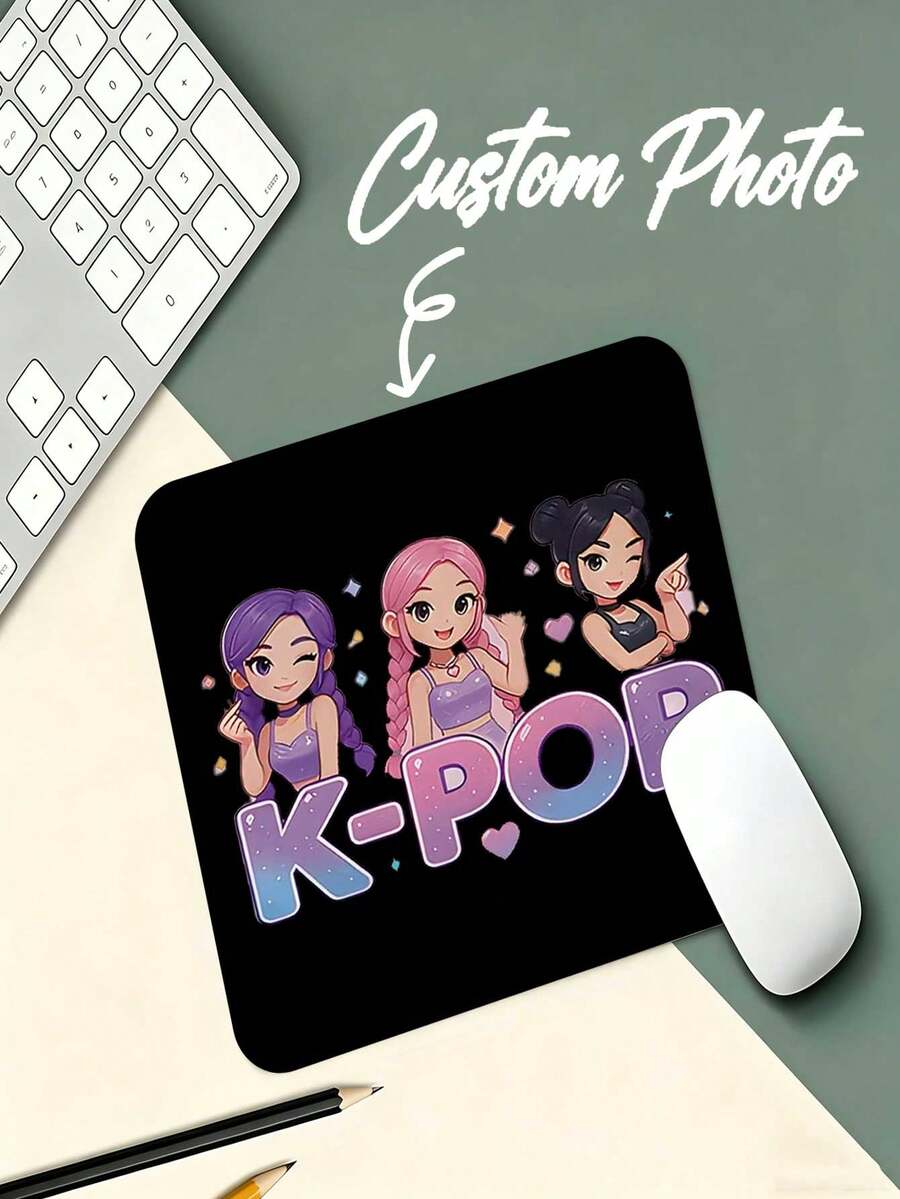 Custom Mouse Pad - Personalized Design, Non-Slip Heat-Resistant Office Gaming Desk Mat, Rectangular Size Suitable For Coffee Cup And Keyboard, Professional Accessory, Ideal Gift For Family And Friends - Multicolor - View 1