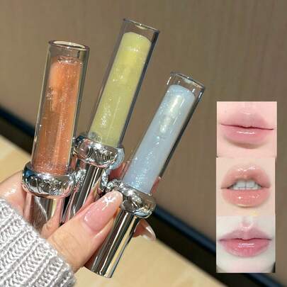 HERORANGE Hydrating Mirror Lip Glaze, Sleek Ice Lens Glossy Finish, Strong Color Lock No Transfer, Comfy Daily Lip Makeup Fit Casual And Dating Occasions