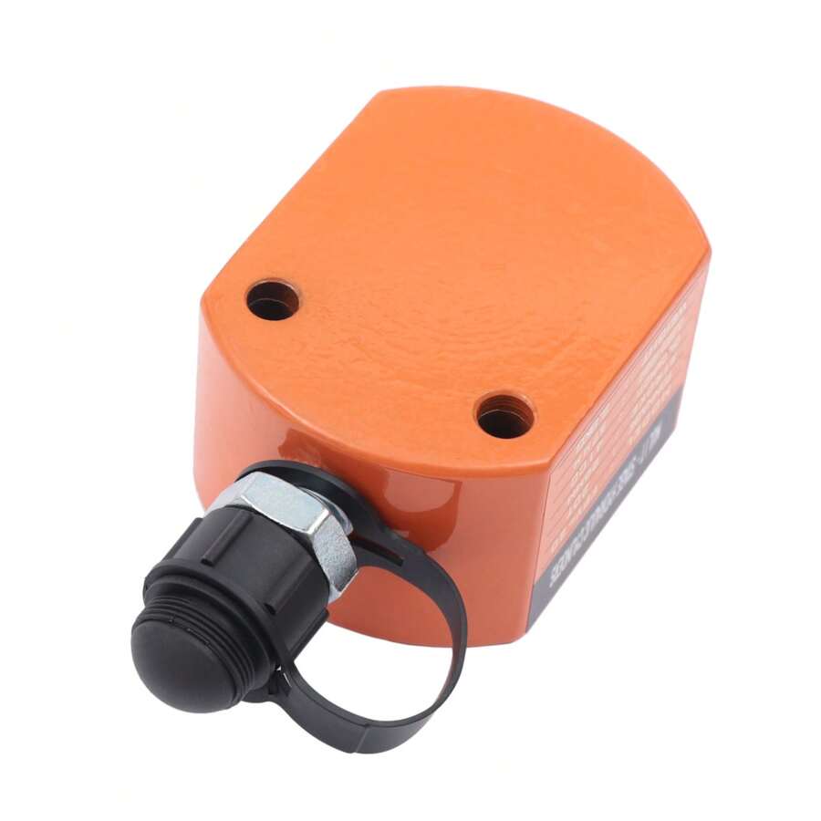 YUNRUX 20T 41cc 1.02" Multi-Stage Hydraulic Cylinder Low Profile Flat Lifter FRY-20 - Orange - View 1