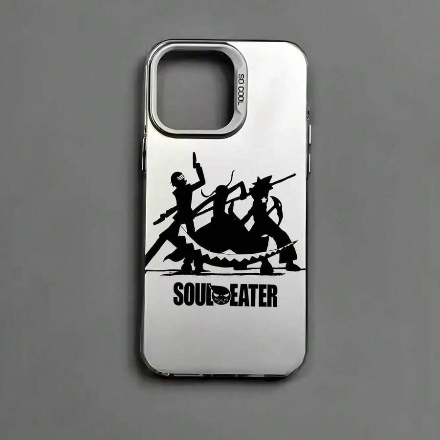 Cool Fishion S-Soul Eater Phone Case For IPhone 17 16 15 14 13 12 11 Pro Max Air, Multicolor, Matte, Metallic, With Aurora Laser Effect - z4 - 查看 1