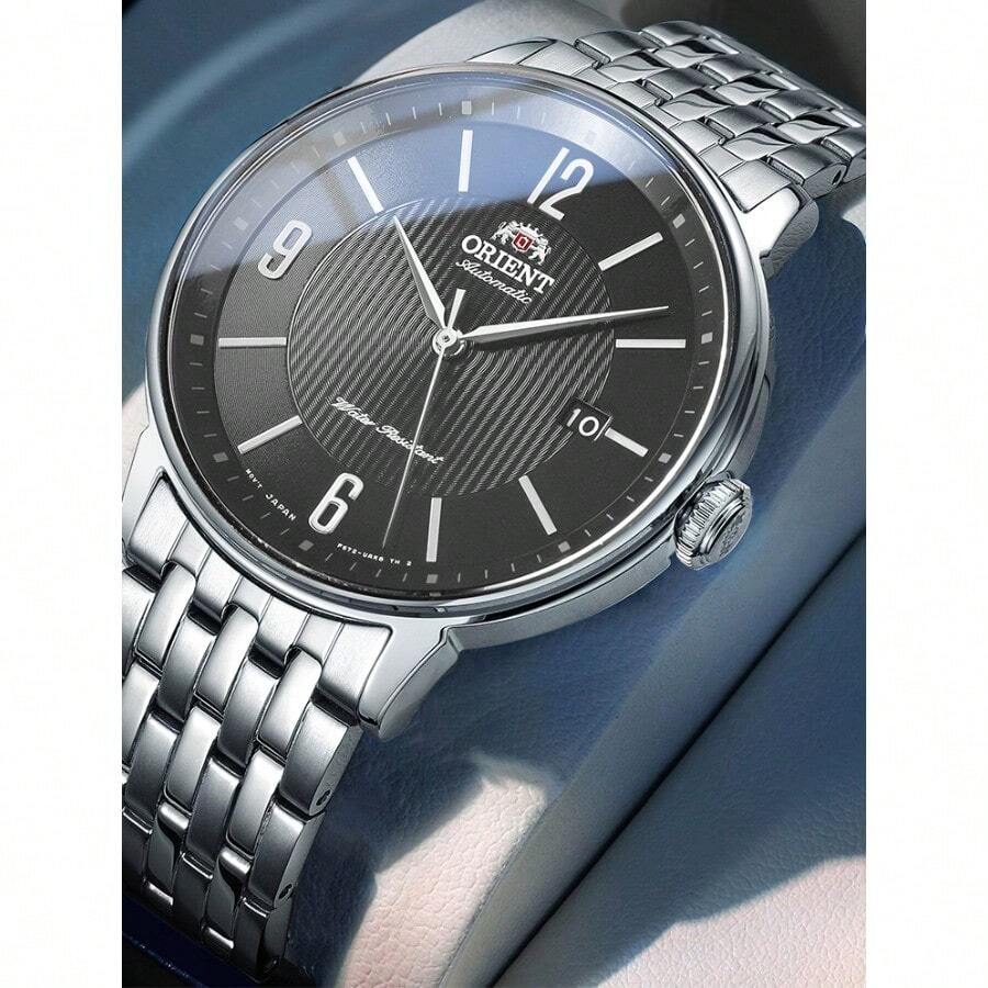 Retro Elegant Anti‑Scratch Wristwatch Casual Office Wedding Birthday Gift For Men ORIENT RA‑AC0J08B10B - Black - View 1