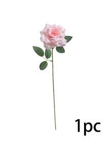 20pcs/10pcs Pink Artificial Roses With Stems, Easy To Maintain ...