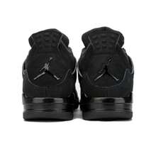 Nike Jordan Air Jordan 4 Black Cat Suede Mid-Top Retro Basketball Shoes Men's Black 2020 Edition - CU1110-010 - Xem 4
