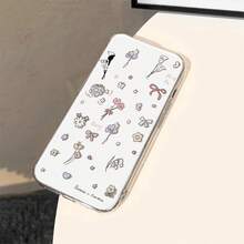 Fanahat-Funda para teléfono: Carcasa con patrón prémium de flores de verano, compatible con la serie for  Galaxy A54/A53/A52 (universal para A52S) / A34 (5G) / A32 (5G) / A14 (5G) / A13 5G / A12 / A04S / S10+ / S21 / S21U / S21+ / S22 / S22+ / S21U / S23 / S23+ / S23U y la serie S24 A15 / A35 (5G) / A55 - transparente - Ver 6