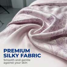 1pc Digital Printing Cooling Quilt - High-End Luxurious Super Soft Cooling Summer Quilt, Lightweight And Suitable For All Seasons, Featuring Modern Fresh Floral Patterns, 100% Polyester, Machine Washable, Suitable For Single/Double Bed, Hotel, Camping And Home Decor, Hotel-Level Luxury Bedding | Modern Quilting Design | - Dusty Pink - View 2