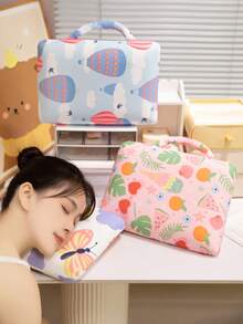 Bantal Pendingin Kecil, Cocok untuk Orang yang Mudah Terbakar Panas Saat Tidur, Bantal Tidur Siang Busa Memori yang Dapat Diatur, Cocok untuk Kantor - Inti Bantal Sedang-Keras, Cocok untuk Tidur Miring - Sarung Bantal yang Dapat Dilepas - MultiWarna - View 2