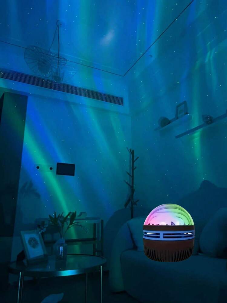 [Aurora Light Projector] 2/1pcs Aurora Light Projector - Northern Lights Projector With Remote Control - Mini Night Light Projector Atmosphere Lamp, Suitable For Bedroom/Ceiling/Party - Aurora - View 9