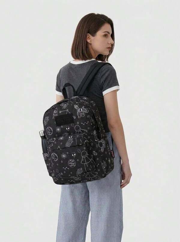 JanSport SuperBreak Plus Unisex Backpack Cosmic City