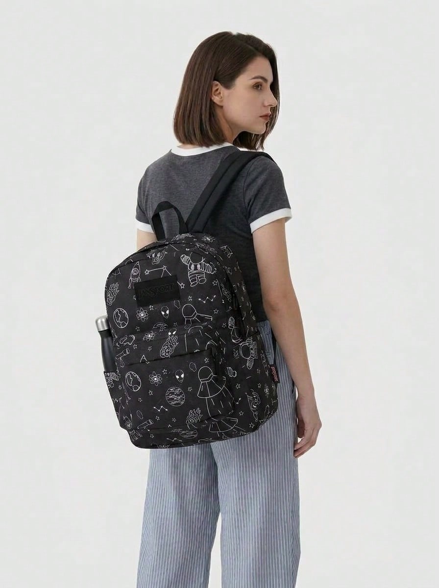 JanSport SuperBreak Plus Unisex Backpack Cosmic City - Cosmic City - Ver 1