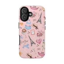 Pink Parisian Phone Case, French Floral Bow  Cover, Coquette Style - 1 Piece Of Picture Color - View 4