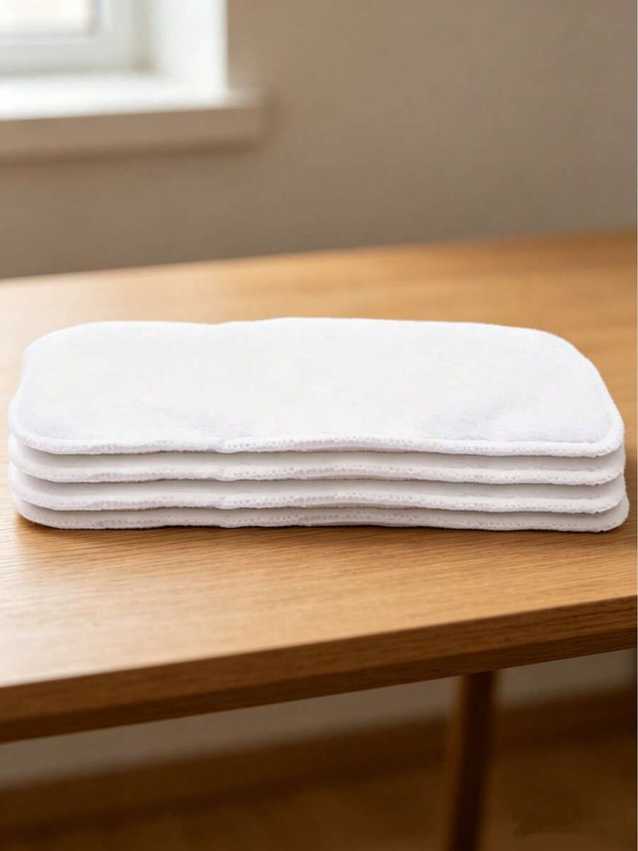 2/4pcs Reusable Pet Pee Pads, Suitable For Pet Physiological Period - White - View 1