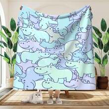 Manta Suave Weiche Kuscheldecke Flauschige Wohndecke para Sofá y Cama Acogedora Fácil de Cuidar Ideal para el Hogar Decoración Confort - Multicolor - Ver 3