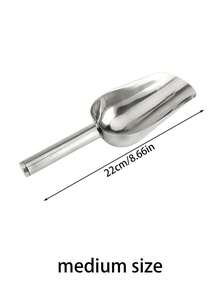 1 cái muỗng múc đá bằng thép không gỉ, muỗng múc đá cocktail, muỗng múc đá tái sử dụng, muỗng múc đá, muỗng múc xô đá bằng thép không gỉ, muỗng múc thực phẩm, xẻng múc bột, xẻng múc cà phê, xẻng múc thức ăn cho mèo, xẻng múc thức ăn cho chó, dụng cụ tiệc lễ hội, cho vật dụng quầy bar mùa hè, dụng cụ nhà bếp cũng có thể múc đường, cà phê, đá viên, đậu, ngũ cốc, bột, bỏng ngô, hạt và thức ăn cho thú cưng, phù hợp sử dụng hàng ngày - Nhiều màu - Xem 12