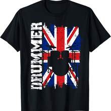 Best Gift For Drummer T-Shirt - 黑色 - 查看 1