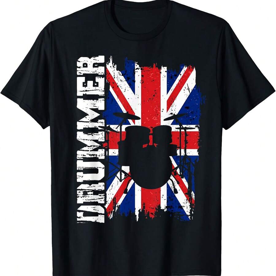 Best Gift For Drummer T-Shirt - 黑色 - 查看 1