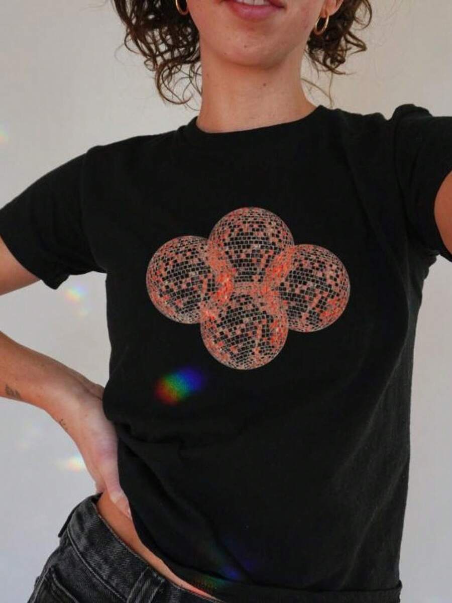 Women T-Shirts - Black - View 1