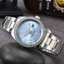 Cross-Border Bestseller: Laojia Diamond Bezel, Middle Eastern Arabic Numeral Dial, Three-Hand Men's Quartz Watch, Manufacturer Wholesale Al088 - B - View 6