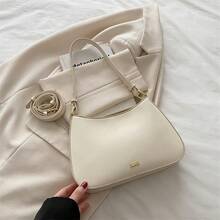 Bolso de mano moderno y versátil para mujer, estilo casual elegante con un toque de alta gama, bolso de hombro estiloso ideal para ir de compras, bolso de nicho a la moda, nuevo bolso de mujer 2026, bolso cruzado versátil, bolso de hombro y axila a la moda, bolso cuadrado pequeño. - Rojo - Ver 9