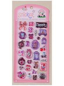 Colorful 3D Epoxy Resin Stickers - Cute Animals - Waterproof, Reusable, Repositionable, Self-Adhesive, High-Quality Resin - Perfect For Decorating Smartphones, Phone Cases, Laptops, Desktop Computers, Tablets, Stationery, Notebooks, Journals - Multiple Colors Available [Style/Packaging Random] - View 7